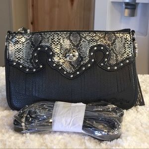 Harley Davidson Bags Nwot Harley Davidson Logo Blk Lthr Purse W